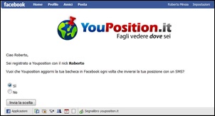 Youposition in Facebook