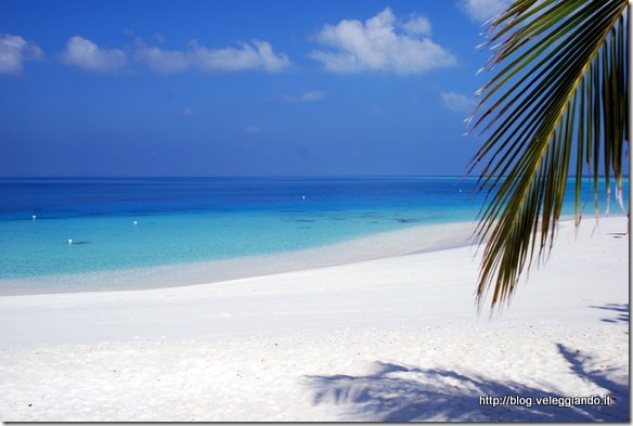 La spiaggia di Giravaru - Maldive